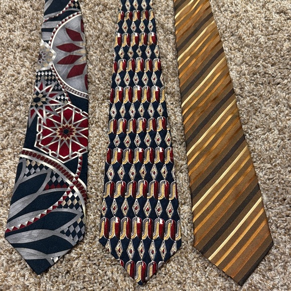 Givenchy and Valerio Garati Elegant Multicolor Men's Ties Set